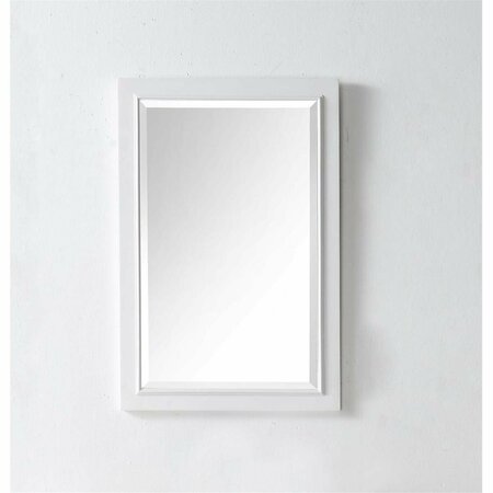 LEGION FURNITURE 24 x 36 in. Rectangle Mirror with Wood Veneer - Blue WH7724-B-M
